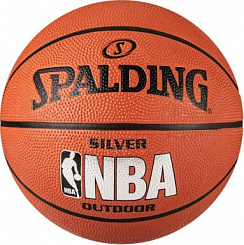 Мяч баскетбольный "Spalding Nba Silver Series Outdoor" 83-015z